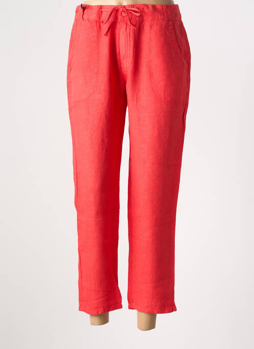 Pantalon droit rouge IMPAQT pour femme