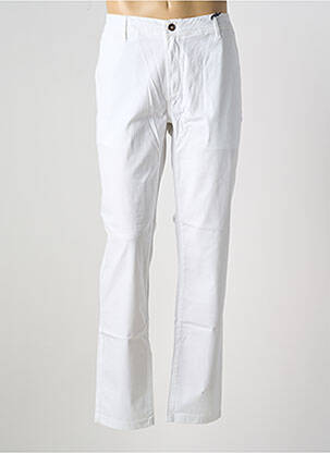 Pantalon chino stretch taille normale blanc IMPAQT homme