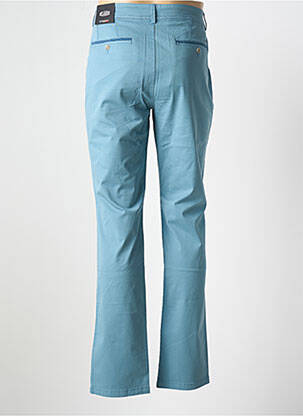 Pantalon chino stretch taille normale bleu DELAHAYE homme