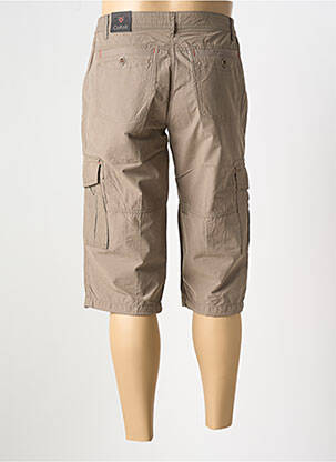 Pantacourt taille élastique taille normale marron COFOX homme