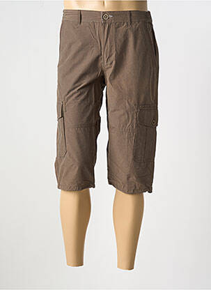 Pantacourt taille élastique taille normale marron PETER COFOX homme