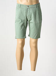 Bermuda stretch taille normale vert DELAHAYE homme