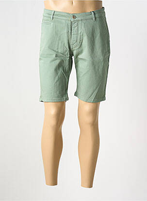 Bermuda stretch taille normale vert DELAHAYE homme