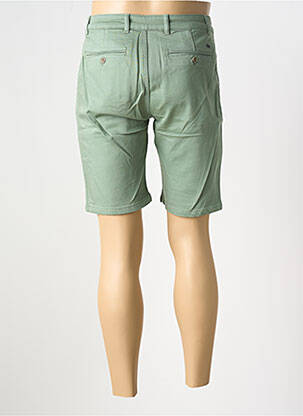 Bermuda stretch taille normale vert DELAHAYE homme