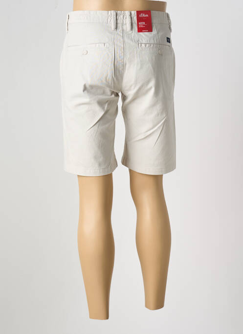 Bermuda beige S.OLIVER pour homme