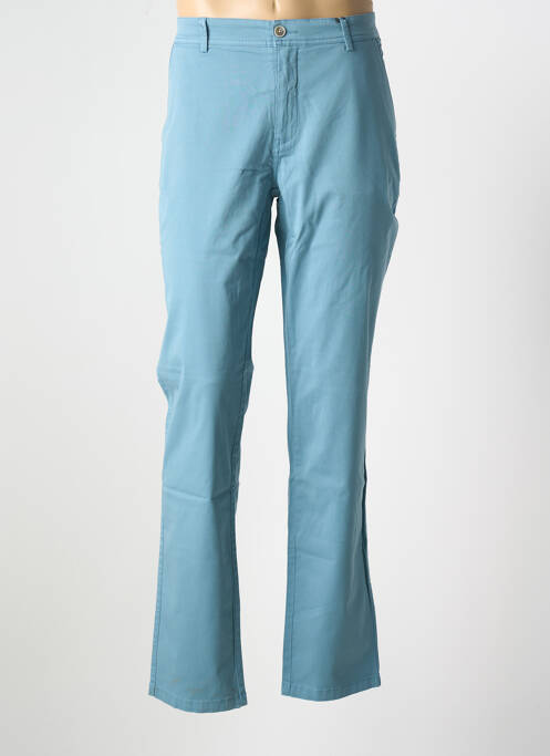 Pantalon chino bleu DELAHAYE pour homme
