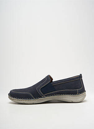 Slip ons fermeture elastique bout rond bleu JOSEF SEIBEL homme