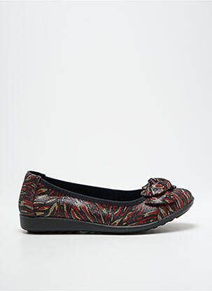 Ballerines matière lisse talon plat jusqu'à 3cm noir INEA femme