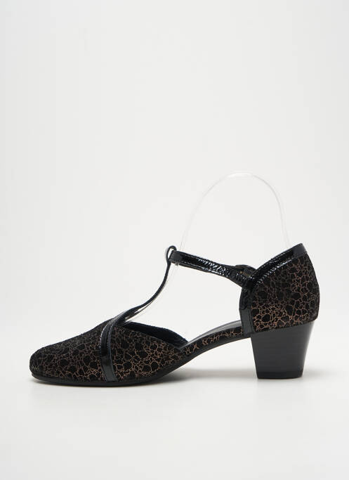 Sandales/Nu pieds noir ARTIKA SOFT pour femme