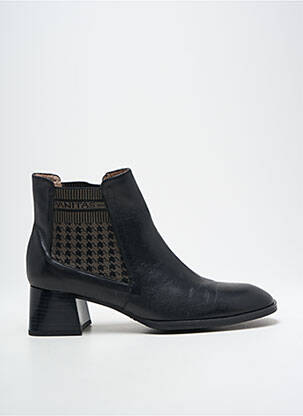 Bottines/boots matière lisse talon de 4 à 6cm noir HISPANITAS femme