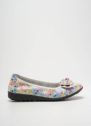 Ballerines impression talon plat jusqu'à 3cm blanc INEA femme