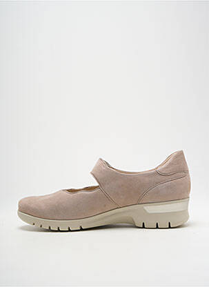 Ballerines semelle amovible talon plat jusqu'à 3cm beige MOBILS femme