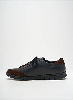 Baskets fermeture zip et lacets bout rond noir MOBILS homme