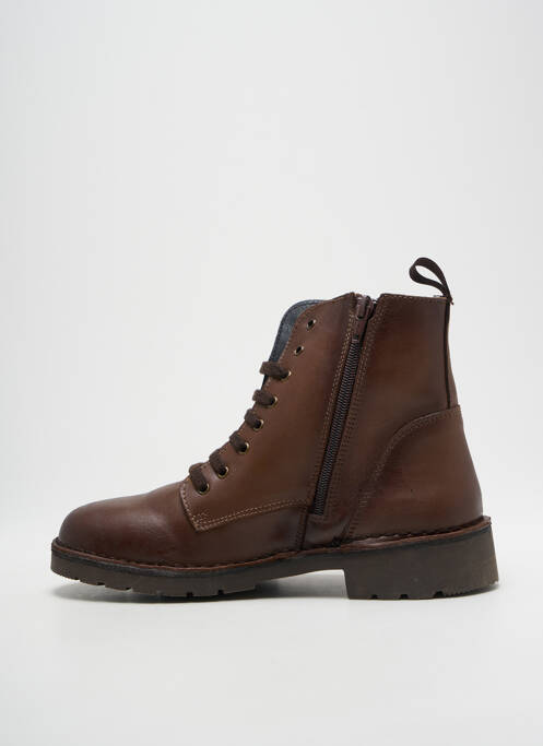 Bottines/Boots marron BRAN'S pour femme