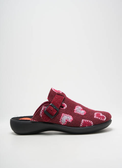 Chaussons/Pantoufles rouge WESTLAND pour femme