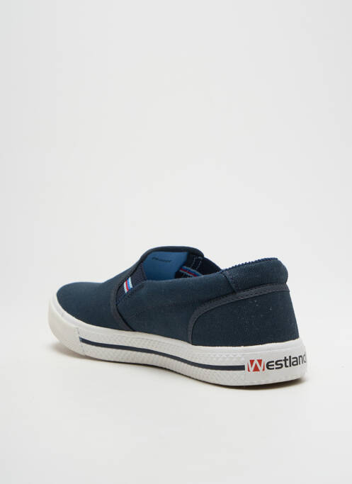 Slip ons bleu WESTLAND pour homme