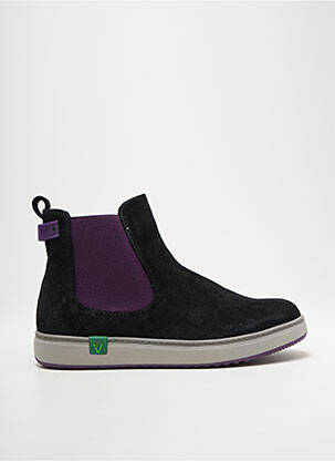 Bottines/boots bout rond talon plat jusqu'à 3cm noir JANA femme