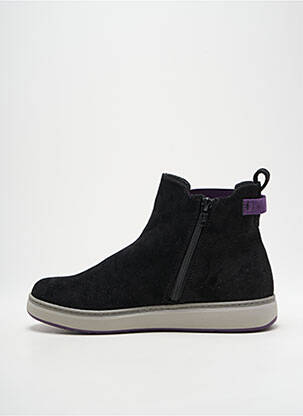 Bottines/boots bout rond talon plat jusqu'à 3cm noir JANA femme