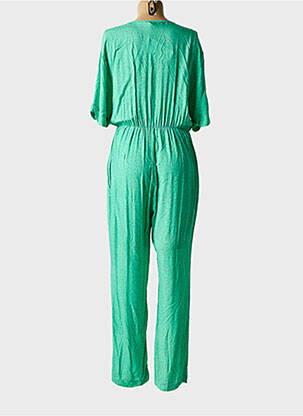 Combi-pantalon manches courtes manches courtes vert LAST QUEEN femme