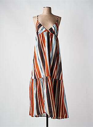 Robe longue sans manche sans manche marron Y.TWO femme