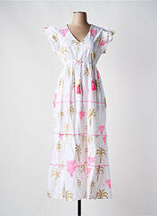 Robe longue blanc SUMITRA pour femme seconde vue