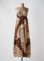 Robe mi-longue marron Y.TWO pour femme seconde vue