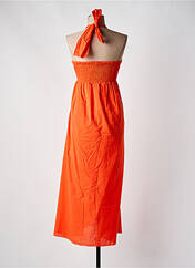 Robe mi-longue orange JS MILLENIUM pour femme seconde vue