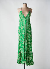 Robe mi-longue vert GOA pour femme seconde vue