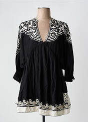 Tunique manches longues noir BOHOCHIQUE pour femme seconde vue