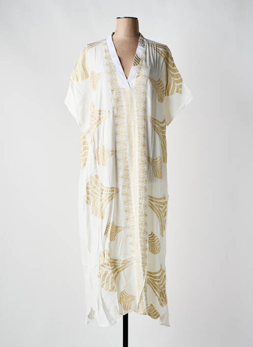 Robe longue blanc SUMITRA pour femme