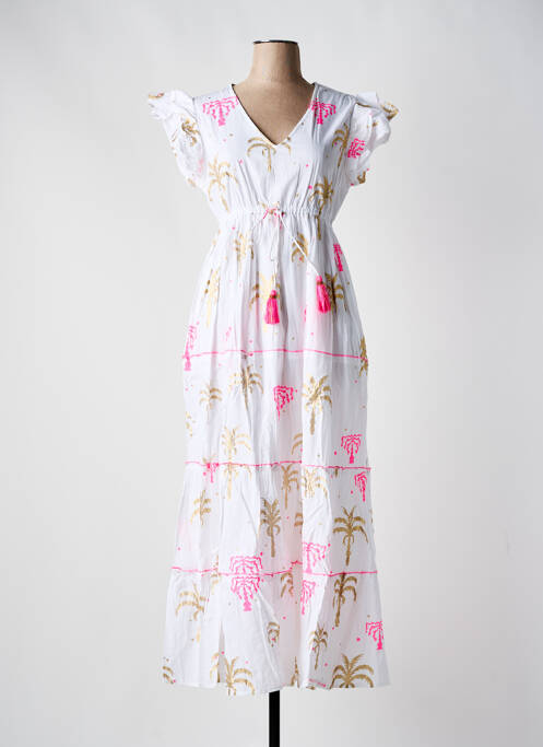 Robe longue blanc SUMITRA pour femme