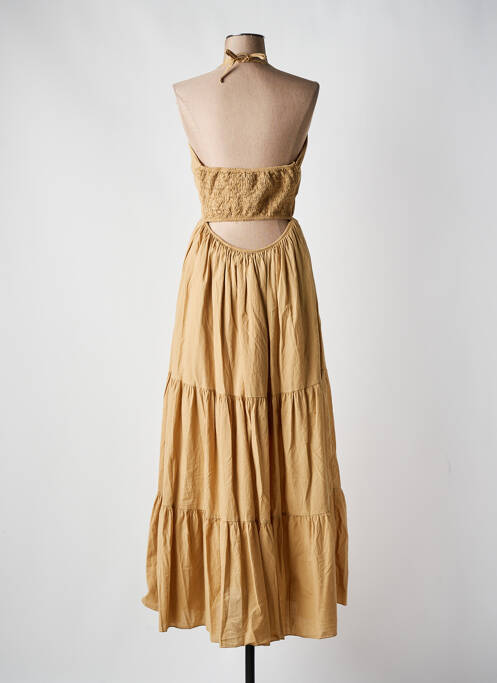 Robe longue marron JS MILLENIUM pour femme