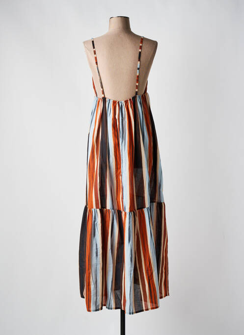 Robe longue marron Y.TWO pour femme