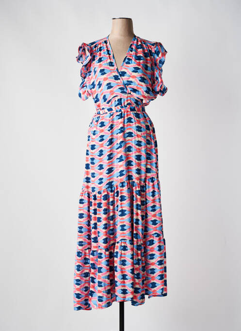 Robe longue rose GOLD & SILVER pour femme