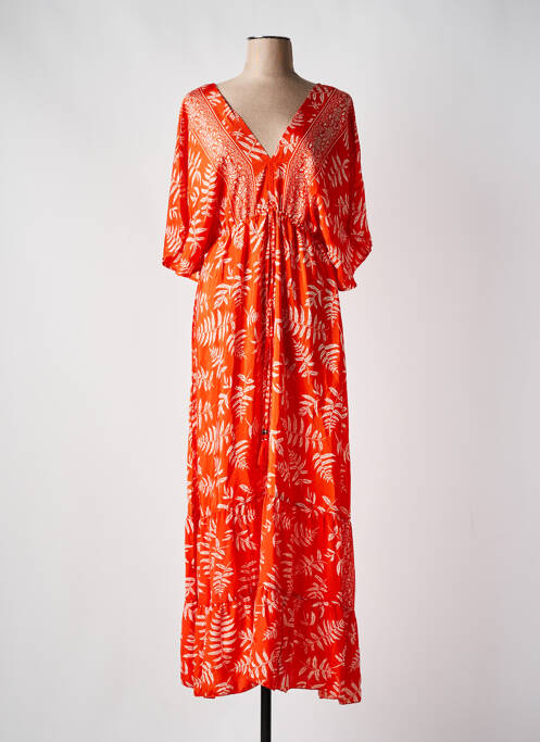 Robe longue rouge GOA pour femme