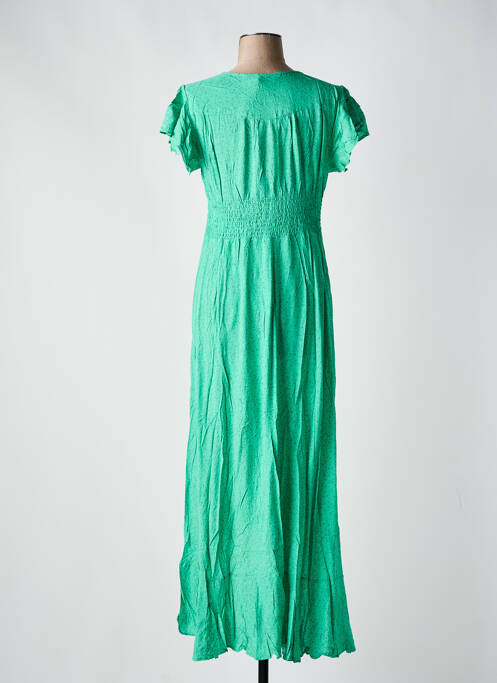Robe longue vert LAST QUEEN pour femme