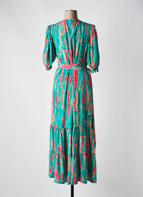 Robe longue vert PURPLE QUEEN pour femme