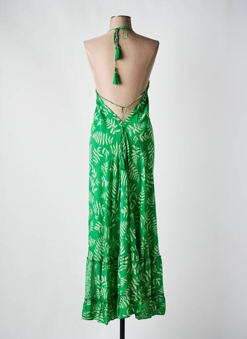 Robe mi-longue vert GOA pour femme
