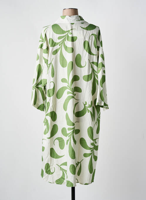 Robe mi-longue vert LAST QUEEN pour femme