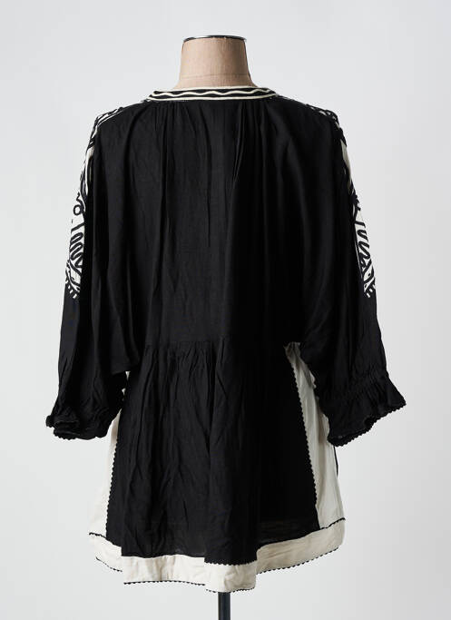 Tunique manches longues noir BOHOCHIQUE pour femme