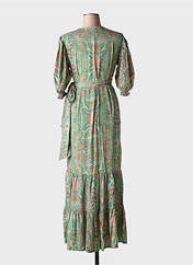 Robe longue vert PURPLE QUEEN pour femme seconde vue