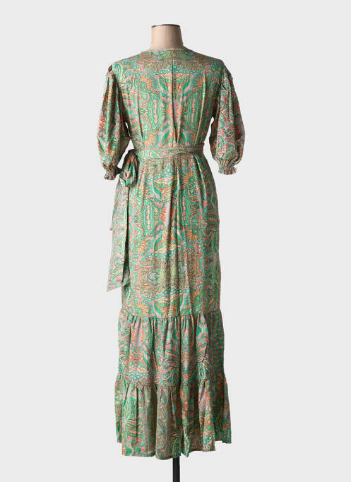 Robe longue vert PURPLE QUEEN pour femme