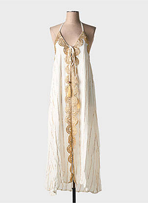 Robe mi-longue sans manche sans manche or CHERISH femme