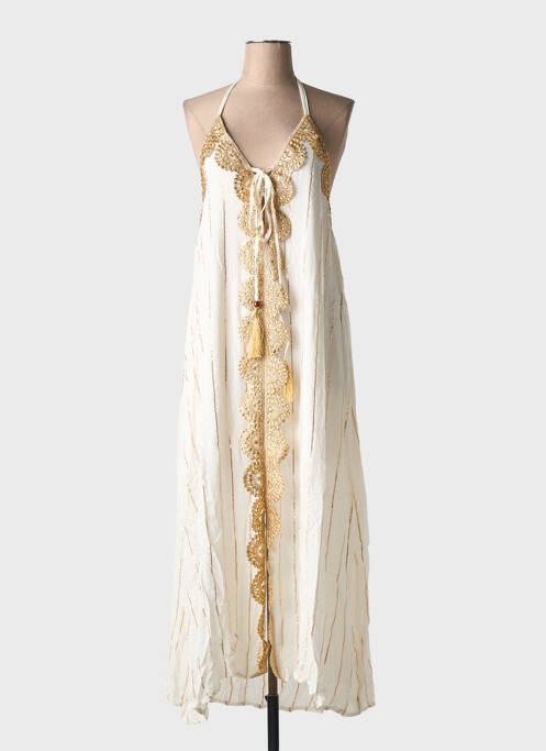 Robe mi-longue or CHERISH pour femme