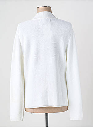 Gilet manches longues coupe cintrée blanc CHASSAGNARD femme