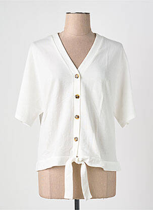 Chemisier manches courtes manches courtes blanc S.OLIVER femme