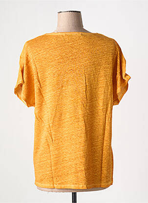 T-shirt coupe droite manches courtes orange KALISSON femme