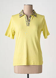 Polo coupe cintrée manches courtes vert TELMAIL femme