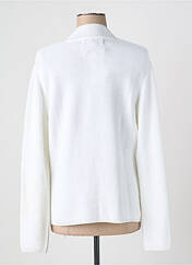 Gilet manches longues blanc CHASSAGNARD pour femme seconde vue