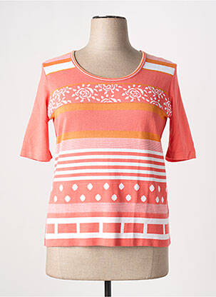 Pull orange CHASSAGNARD pour femme